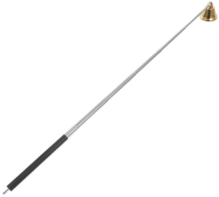 SOIMISS Teleskop Kerzenlöscher mit Langem Griff, Ausziehbar, Schwarz | Kerzenlöscher Satz, für Tiefe Gläser, Aluminiumlegierung, Elegant für Familie und Party