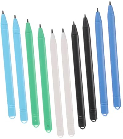 LRXIYODE 10 Piezas Stylus Pens para Tablet LCD sin Batería Bolígrafos Resistentes para Dibujo y Escritura Precisa Pantalla Táctil con Colgante y Colores Surtidos para Tablets Gráficas y