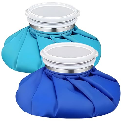 Ice Pack for Sports Injuries Reusable Ice Bags Hot Water Bag Ice Cold Pack First Aid Ice Packs Hot & Cold Ice Bags First Aid Therapy for Sports Injury Pain Relief and Reduce Swelling