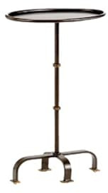 LICONG-2020 Tavolino Tavolino laterale in metallo vintage, ovale, stretto, piccolo, tavolino da caffè, angolare, mini tavolo portaoggetti