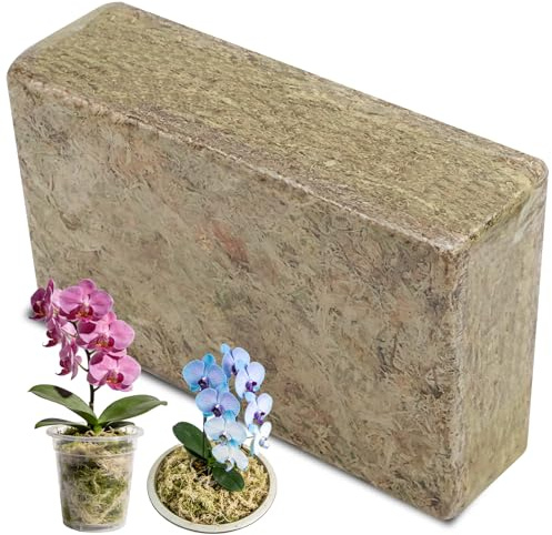 WPPQWP 500g Mikrodruck Torf Sphagnum Moos Langfaser Spagnummoos | für Pflanzen Orchideen Feuchtigkeitsretentiv, Atmungsaktiv, Wurzelfäule Verhindern, Steril