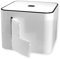 NAILFUN Zellettenbox The Cube weiss (ohne Zelletten) mit Ablagefach und Deckel