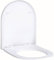 Geberit Acanto Slim siège WC avec Couvercle, Blanc, 500604, sans mécanisme de Fermeture en Douceur - 500.604.01.2