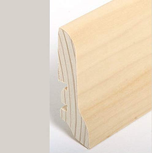 Fuß- u. SockelleistenDortmund Echtholzfurnier - 22.60.5- Ahorn lackiert