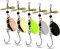 5er Set Spinner Kunstköder mit Einzelhaken und Propeller zum Angeln auf Forelle und Barsch