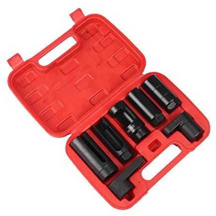 7PC OXYGEN LAMBDA SENSOR SOCKET REMOVAL SET TOOL KIT ENGINE 22MM/27MM/29MM 15-20
