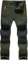 TACVASEN Herren Gefütterte Wanderhose Atmungsaktiv Arbeitshose Fleece Hose Thermohose Berghose mit Reissverschlusstaschen (Armeegrün, 40)