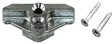 SI Siegenia Aubi Rastteil, Schließblech, Schliessplatte 2860 oder A2860 TS (714355) incl. SN-TEC Montagematerial