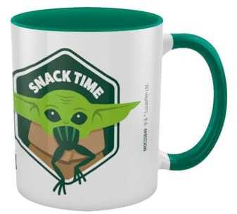 Star Wars: The Mandalorian MGC25849 The Mandalorian MGC25849 - Taza, 325 Milliliters, Cerámica, Estándar
