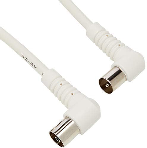 Pro Signal JR9008A/2M - Cable coaxial para antena de TV, color blanco