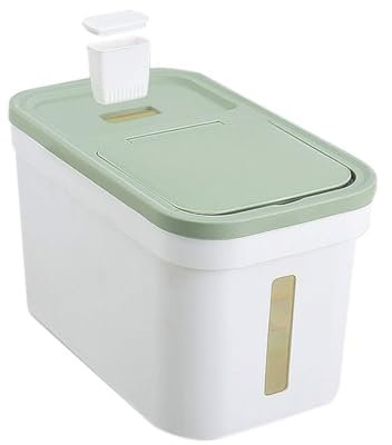 Teakpeak Reisbehälter 10KG, Reis Aufbewahrungsbox Insektensicher Feuchtigkeitsbeständig Küchen Lagerung Box Behälter mit Deckel Küche