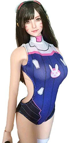 ZSMD JiAOU, body in silicone da donna, 12, modello europeo, multi tono, 1/6 Scale Super flessibile, colore: bianco (Fits Obitsu Whiten Head))