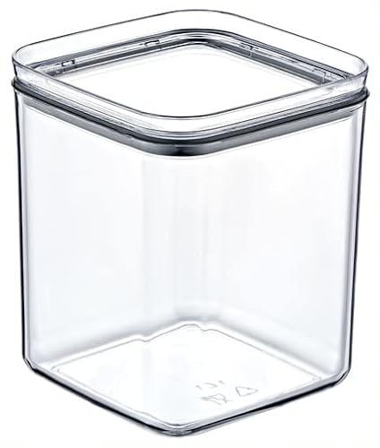 emhouse EP-146 3er 1L Kristall Vorratsdose Quadratisch, Standard