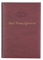 Buchkalender 2025 mit Gravur/Chefkalender/Farbe: bordeaux