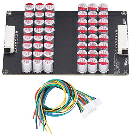 TICFOX Batteria universale equalizzatore attivo Balancer batteria al litio Balance Board 12?16S modulo equalizzatore attivo Scheda di trasferimento di energia leggera per LTO LPO LFP 1.8V?4.5V