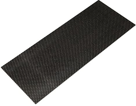 PENO LáMinas de Fibra de Carbono de Sarga Brillante, LáMinas de Fibra de Carbono de Alto Impacto 3K para Manualidades de Uso General 100 * 250 * 1,5mm