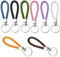 8 Pièces Porte-Clés en Cuir Tressé Porte-clés de Voiture en Cuir Tressé PU Porte-clés de Voiture Multifonction Porte-clés pour Hommes et Femmes Pendentif Clé