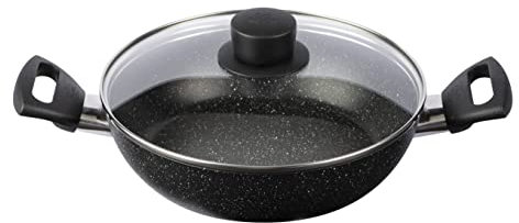 BALLARINI Vipiteno Tegame con coperchio, alluminio antiaderente, 24 cm, Made in Italy