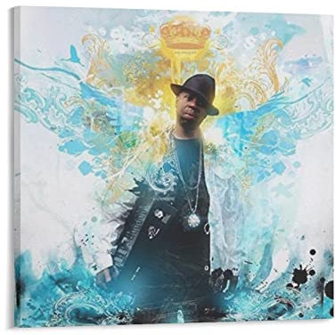 J Dilla Jay Stay Paid Leinwand-Kunstdruck, Poster, Kunstwerke, Leinwand, Poster, Wandkunstdrucke, Zuhause, moderne Dekoration, 70 x 70 cm
