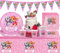 Vajilla para Fiesta con Patrulla Canina, 62 Piezas Juego vajilla Dog Patrol, Patrulla Canina Suministros de Vajilla, Juego Vajilla Cumpleaños Niños, incluye Platos, Tazas, Servilletas, Manteles