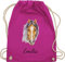 Turnbeutel Rucksack - Pferd - Pferde Geschenk I Pferdekopf Pferde Mädchen - Unisize - Fuchsia - kinder pferderucksäcke pferden beutel pferderucksack pferdemotiv sportbeutel