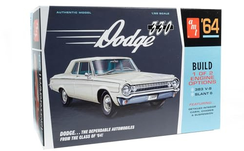 AMT 1:25 1964 Dodge 330 Plastic Model Car Kit