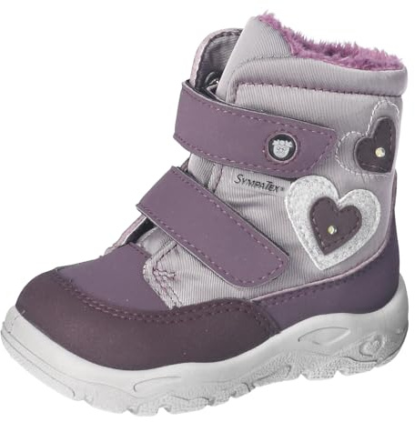RICOSTA Mädchen Winterstiefel Maddi, Kinder Lauflernschuhe, Weite: Mittel, lose Einlage, Sympatex, Blinklicht