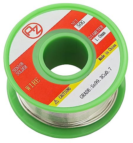 AZDelivery Lötdraht | Bleifreies Lötflussmittel Sn99.3Cu0,7Cu | Eisenschweißwerkzeug für elektrisches Löten | Kolophoniumkernflussmittel | Lötzinn für Reparatur und DIY