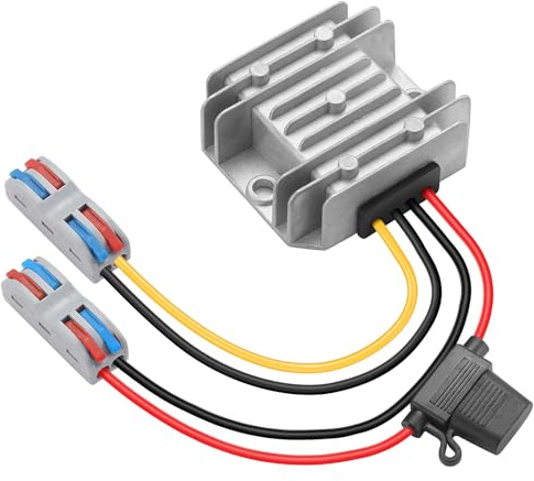 Trasformatore di Potenza 12V a 24V - Regolatore di Tensione 3A 72W | Convertitore DC-DC 12V a 24V Trasformatore per barche, veicoli, impianti solari Dotato di protezioni multiple