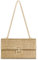 OSDUE Pochette En Paille pour Femme, Sac à Main d'Été, Sac à Main de Plage Bohème Tissé Portefeuille Pliable Sur Chaîne Fourre-Tout à Bandoulière Soirée pour Femme de Plage, d'Été