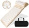 unycos - Akupressur-Set, Akupressurmatte mit Kissen【Inklusive Tragetasche】Akupunkturmatte gegen Nacken- und Rückenschmerzen, Blumenfeldmatte, Nadelreizmatte, 179-Pin, 33-Punkt-Massagematte (Beige)