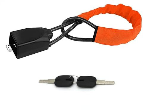 Hongxiani Lenkradschloss für VW T5,zahlenschloss lenkradsperre diebstahlschutz Security Lenkradschloss,c/Orange