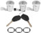 3 Barillets de Serrure Portes et coffre compatible XSARA PICASSO - PEUGEOT PARTNER - CITROËN BERLIGO (1999-2007) avec 2 clés