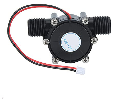 GRCFUMO Generador de agua de 12 V, generador de turbina de agua negra, microgenerador hidroeléctrico de 10 W para accesorio de generador de agua