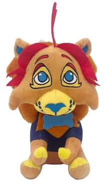 TS TAC-SKY Indigo Parks Rambley Waschbär Plüschfigur - 20 cm Kuscheltier Für Kinder, Ideales Geburtstags- Oder Feriengeschenk, Süßes Plüschspielzeug(Lloyd The Lion)