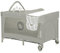 lionelo Flower lit Bebe Parc Bebe, Deux hauteurs de Matelas, entrée latérale, Barre avec Jouets, Table à Langer sûre Sac de Transport,système de Pliage Rapide (Cappucicno)