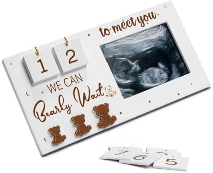 Bilderrahmen aus Holz mit Countdown-Wochen, kreativer Bilder-Display-Rahmen, einzigartig