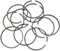 100pcs 36mm X 1.5mm Piston Ring For Stihl 009 010 011 Chainsaw Spare Part 1120 034 300 More Trimmer Brushcutter Engine Parts