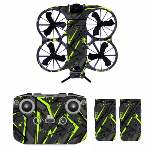 Aufkleber Kit für DJI Neo 2, DIY Kratzfest Schutz Skin Schutzfolie Aufkleber Protector Kit für Neo 2, Drohnenkörper + RC-Fernbedienungs