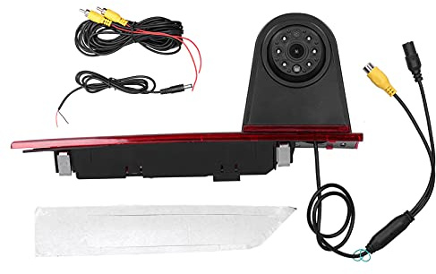 3rd Brake Light Rear View Camera Fit for Ford Transit Custom 2015 On, High Mount Backup Camera with CCD Sensor, 170 Degree Wide Angle Night Vision and IP68 Reverse Imaging