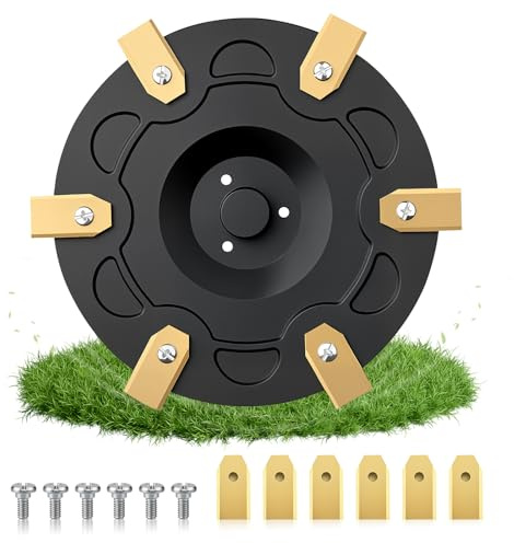 Disco Lama + 6 Lame + 6 Viti, Disco di Lama per Robot Rasaerba Compatibile con Segway Navimow i105E, i108E, i110E, Disco di Lama Rotante In Plastica Rinforzata Con Fibra Di Vetro