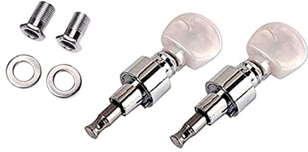Banjo - Set di 2 vortici di accordatura, chiavi a corde, meccaniche di accordatura, pezzi di ricambio, manopole di accordatura, vortice di accordatura, manopole meccaniche
