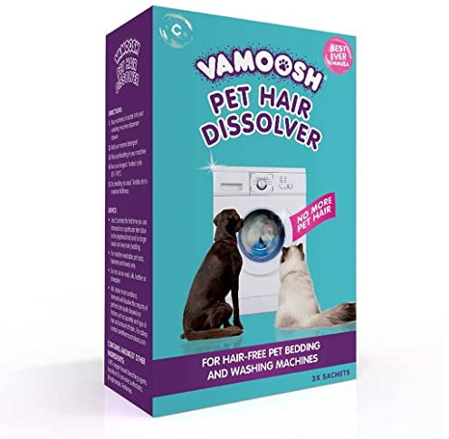 Vamoosh Pet Hair Dissolver 3x100g (1 Box) Up to 3 Washes