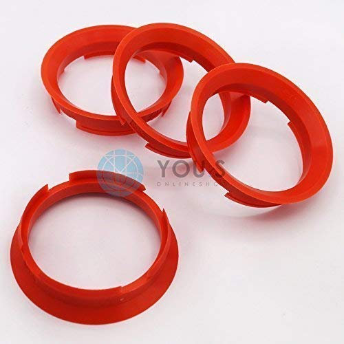 4 x ZENTRIERRINGE DISTANZRING für ALUFELGEN Z03D 63,4-57,1 mm Brock, Keskin, Tuning, Motec, Oxigin, RC, Tomason, Wheelworld, Advanti