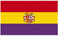 Desconocido Bandera Republica ESPAÑOLA con Escudo Republicana Grande 150 Cm 1,5 Metros