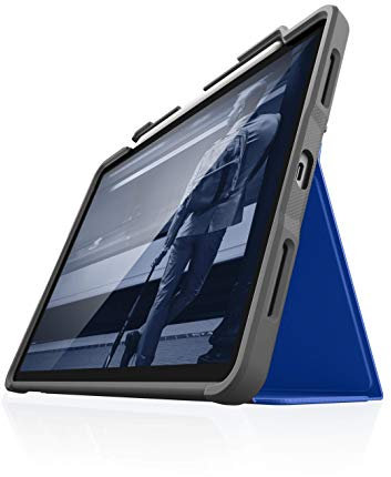 STM Dux Plus Ultraschutzhülle für Apple iPad Pro 2018 Gen (11 Zoll / 27,9 cm) mit Stifthalterung, Mitternachtsblau (stm-222-198JV-03)