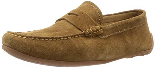 Clarks Reazor Penny, Men’s Mocassins, Beige (Dark Sand Suede Dark Sand Suede), 6 UK (39.5 EU)
