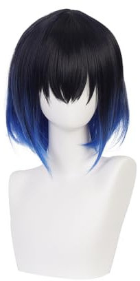 Anime Cosplay Perücke für Demon Slayer: Kimetsu no Yaiba Characters Spielen Sie Hashibira Inosuke Cosplay Perücken mit Free Wig Cap