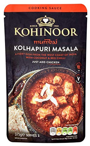 Kohinoor Mumbai Kolhapuri Masala Cooking Sauce 375g