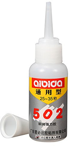 TuToy Super Glue 502 Adhesivo Instantáneo De Secado Rápido Adhesivo Rápido Y Fuerte Para Cuero Caucho Metal 15G